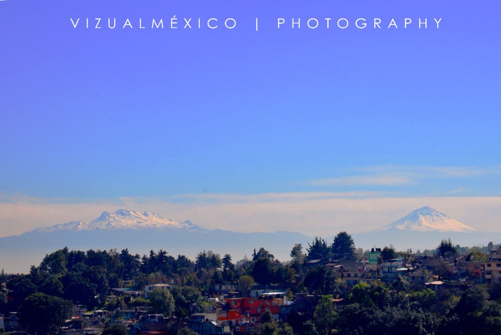 El Iztaccíhuatl y el Popocatépetl